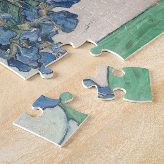 Puzzle Irises, par van Gogh : (Côté)