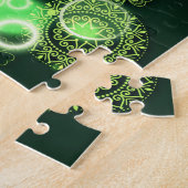 Puzzle Irish Blessing Love in your heart, Design Shamrock (Côté)