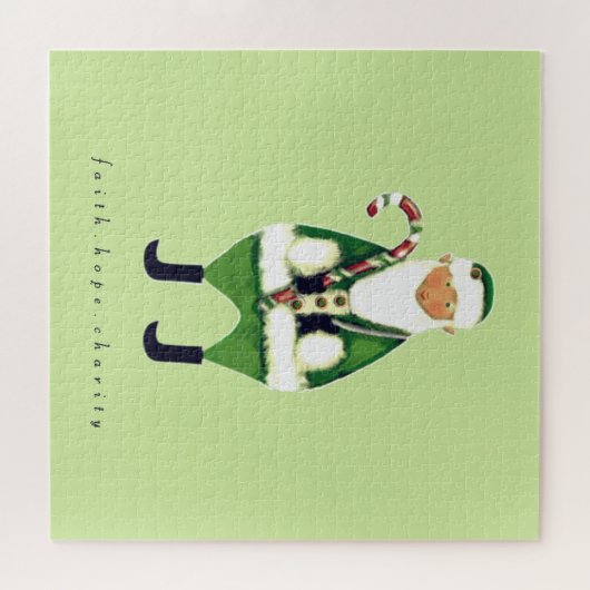 Puzzle Irish Christmas Gift (Horizontal)