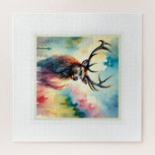 Puzzle Irish Elk 170724AREF101 - Watercolor (Horizontal)
