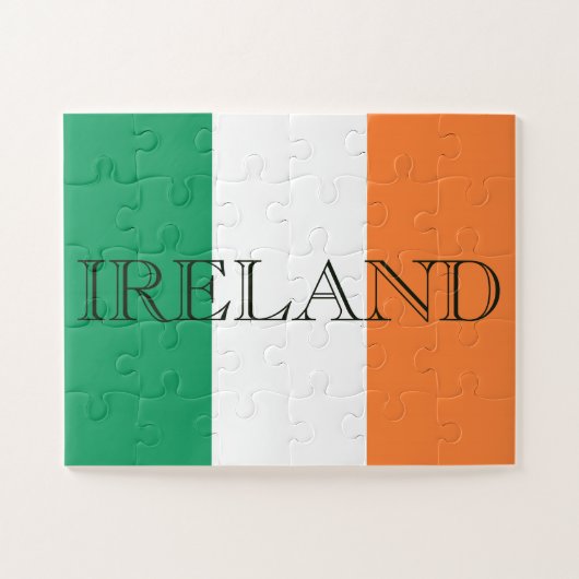 Puzzle Irish Flag Irlande 11x14 30pc jpcn (Horizontal)
