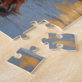 Puzzle Irish Red Setter Dogs Christmas Snow Holiday (Côté)