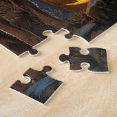 Puzzle Irish Red Setter Halloween Épouvante (Côté)