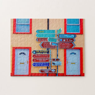 Puzzle Irish Signpost Galway Irlande.