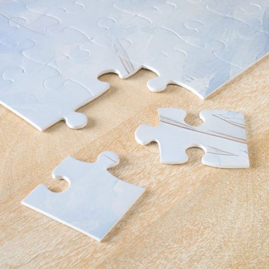 Puzzle Irish Terrier Laisser neiger Noël (Côté)