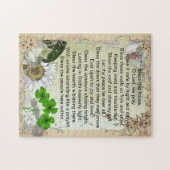 Puzzle irlandais de bénédiction de Chambre (Horizontal)