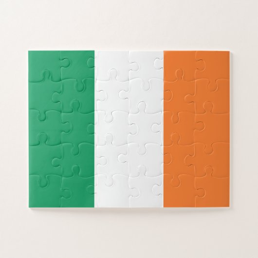 Puzzle Irlande National Flag, standard irlandais, bannièr (Horizontal)