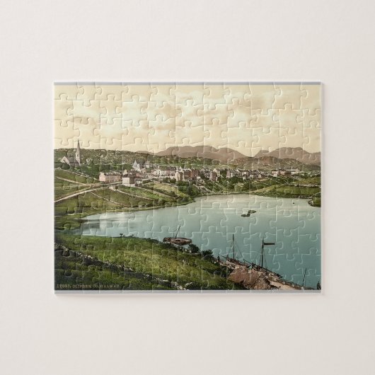 Puzzle Irlande Vintage c1900, Clifden Galway (Horizontal)
