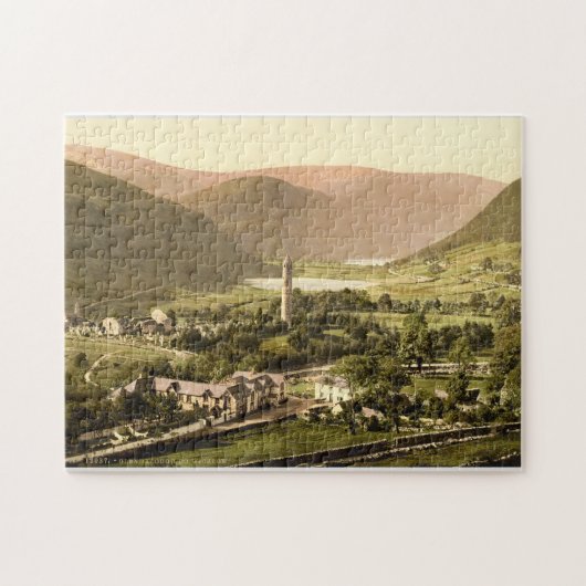 Puzzle Irlande vintage, village de Glendalough Co. Wicklo (Horizontal)