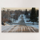 Puzzle Iron Mountain, Michigan en hiver (Horizontal)