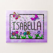 Puzzle Isabella - Le Nom Isabella Dessin Whimsical (Horizontal)