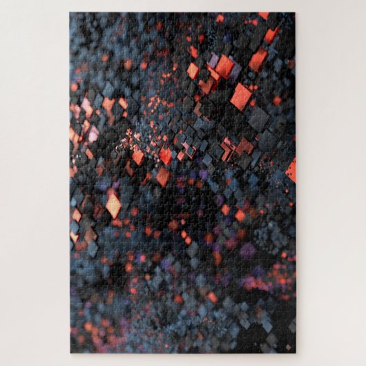 Puzzle Isomètre (noir) (Vertical)