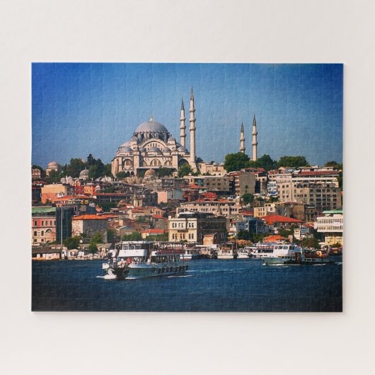 Puzzle Istanbul, panorama du Sultan Ahmed Mosques, Turqui (Horizontal)