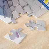 Puzzle Italie Amalfi rose jaune bleu Anniversaire présent (Côté)