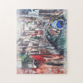 Puzzle Italie Canal Venise Réflexion Romance (Vertical)