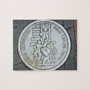 Puzzle Italie - Cinque Terre Emblem - 8x10 - 110 pc