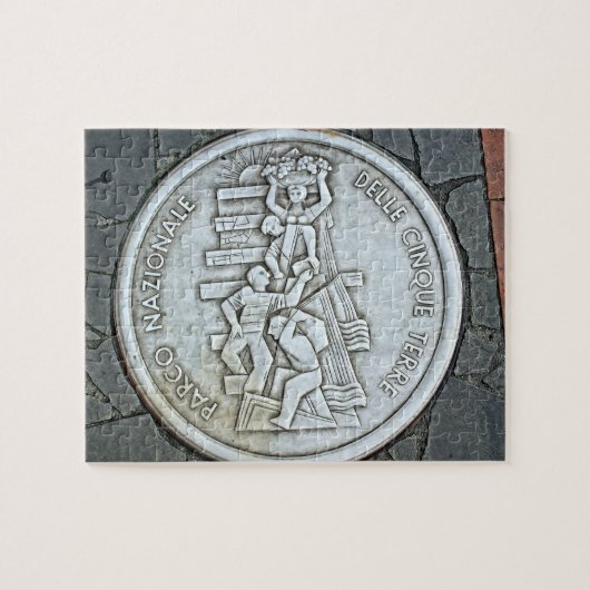 Puzzle Italie - Cinque Terre Emblem - 8x10 - 110 pc (Horizontal)