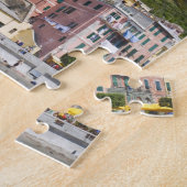 Puzzle Italie, Cinque Terre, Vernazza, port et église (Côté)