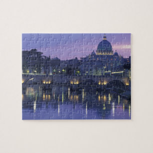 Puzzle Italie, Rome Saint-Pierre et Ponte Sant Angelo,