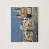 Puzzle Italie, Sicile, Cefalu, Ville avec Duomo de (Vertical)