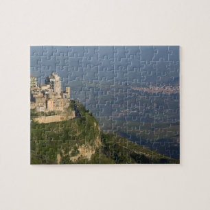 Puzzle Italie, Sicile, Enna, Vue de la ville depuis Rocca