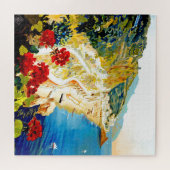 Puzzle Italie vintage Illustration de voyage (Horizontal)