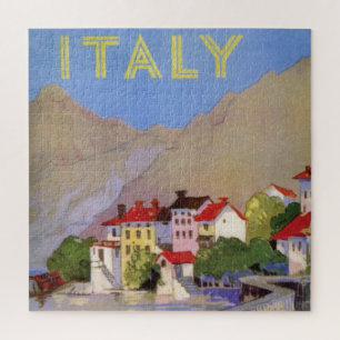 Puzzle Italie vintage Illustration de voyage