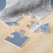 Puzzle Italien Greyhound Whippet portrait de chien dessin (Côté)