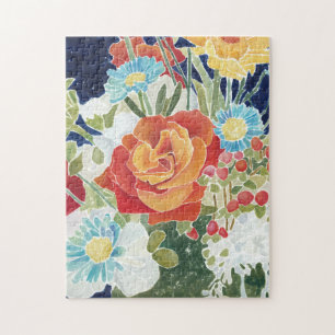 Puzzle IV floral de minuit