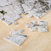 Puzzle Ivy rouge à mur blanc (Côté)