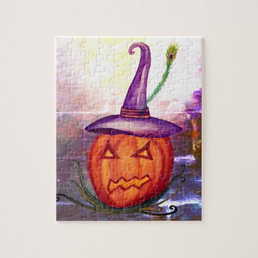 Puzzle Jack-o'-lantern Halloween (Vertical)