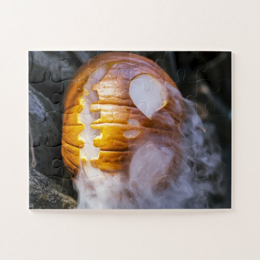 Puzzle Jack-o-lanterne éffrayant (Horizontal)