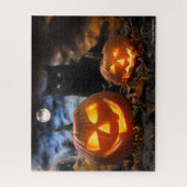 Puzzle "Jack O'Lanterns & Jet" 16x20 (Vertical)