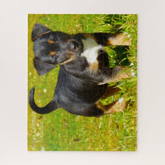 Puzzle Jack Russell Chien. (Vertical)