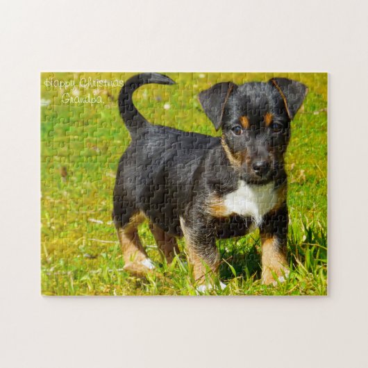 Puzzle Jack Russell Chien. (Horizontal)