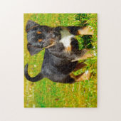 Puzzle Jack Russell Chien. (Vertical)