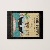 Puzzle Jack Russell Terrier Dog Bain à bulles (Horizontal)