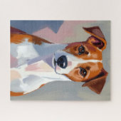 Puzzle Jack Russell Terrier Painting Dog Pet (Horizontal)