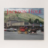 Puzzle Jackson Hole Wyoming Stagecoach (Horizontal)