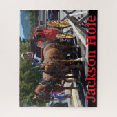 Puzzle Jackson Hole Wyoming Stagecoach (Vertical)