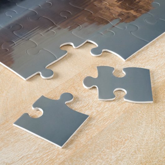 Puzzle Jackson Lake Dam réflexion dans Grand Teton Park (Côté)