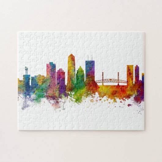 Puzzle Jacksonville Florida Skyline (Horizontal)