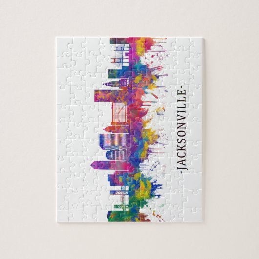Puzzle Jacksonville Florida Skyline (Vertical)