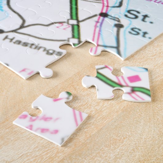 Puzzle Jacksonville, la Floride (Côté)