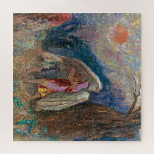 Puzzle Jacob et l'ange | Odilon Redon | (Horizontal)