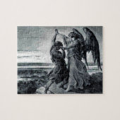 Puzzle Jacob lutte avec l'ange (Gn. 32:24-32) (Horizontal)