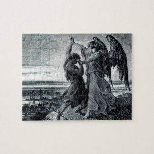 Puzzle Jacob lutte avec l'ange (Gn. 32:24-32)