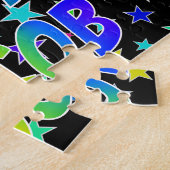 Puzzle "JACOB" Prénom, Amusant "HEUREUX ANNIVERSAIRE" (Côté)