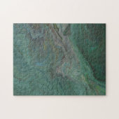 Puzzle Jade 2 Vert Foncé Abstrait (Horizontal)