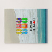 Puzzle J'adore la plage, (Horizontal)